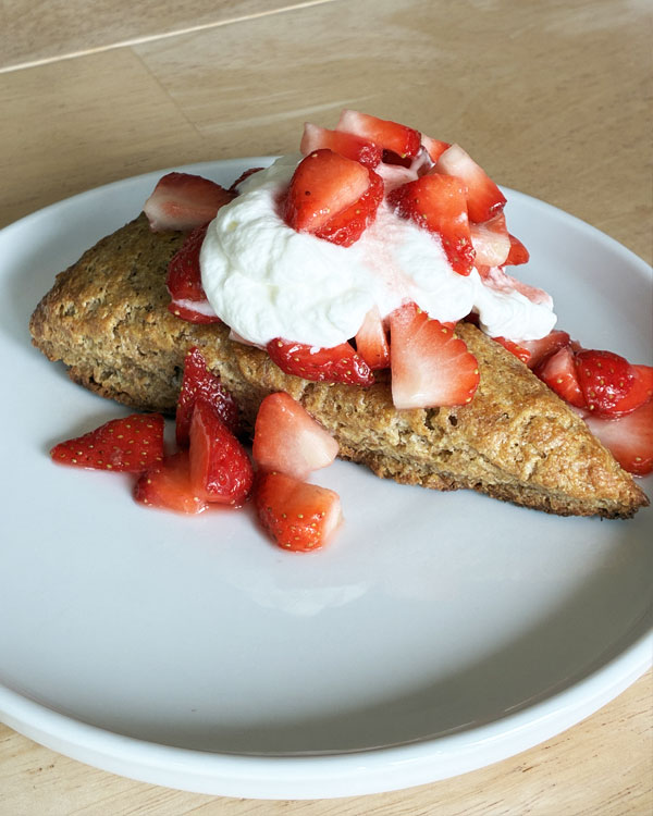 Whole Grain Einkorn Shortcakes